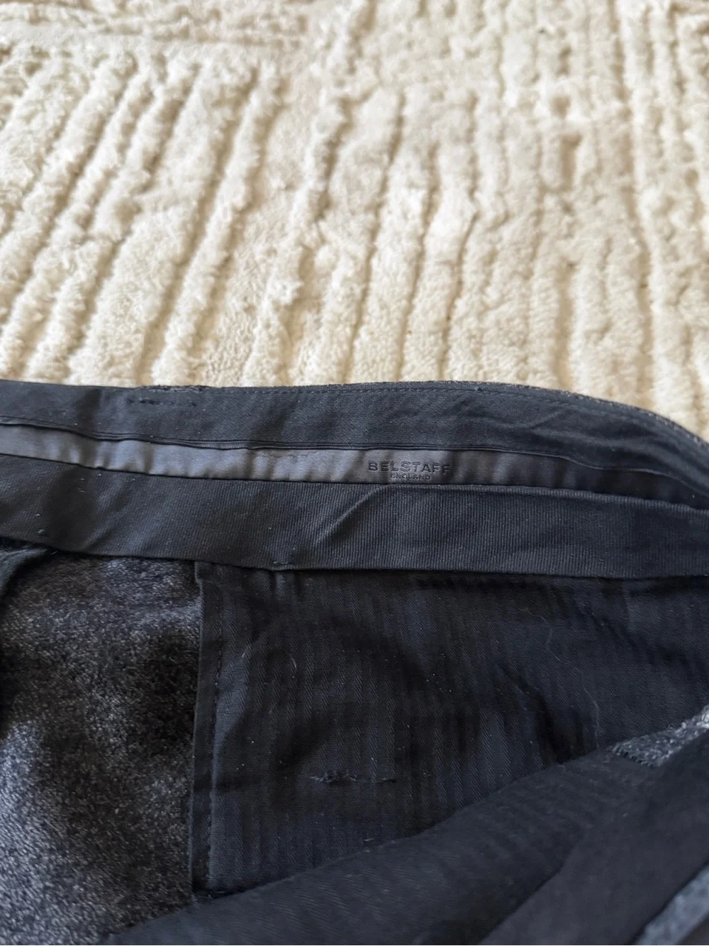 Belstaff Dark Charcoal Dress Pants
